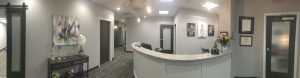check out area